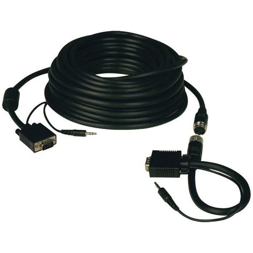 Tripp Lite P504-100-ez Svga-xvga Easy Pull Monitor & Audio Cable With Rgb Coaxial (100ft)