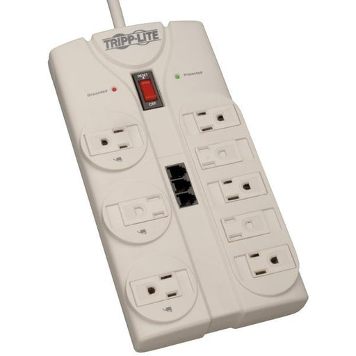 Tripp Lite Tlp808tel 8-outlet Surge Protector (telephone & Dsl Protection)