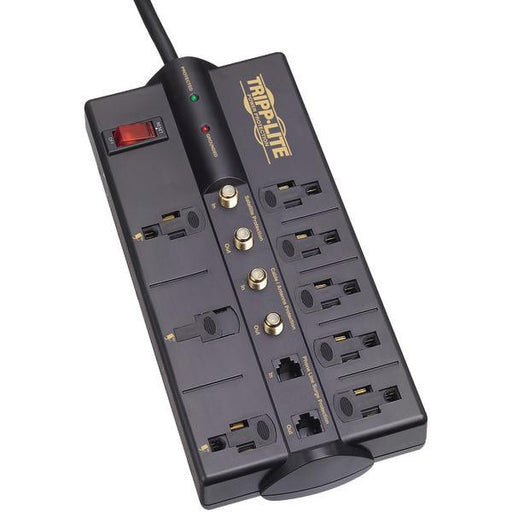 Tripp Lite Tlp810sat 8-outlet Surge Protector (2-line Coaxial, 1-line Telephone-modem)