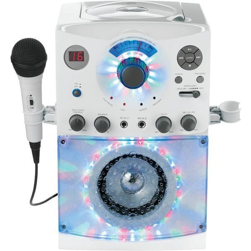 The Singing Machine Sml385w; Sound & Light Show Karaoke System (white)