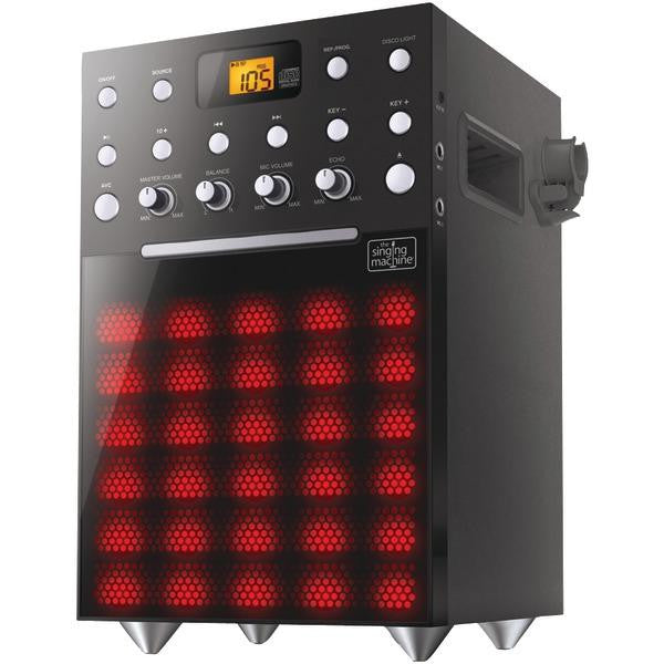 The Singing Machine Sml388bk Karaoke Machine With Music Sychronizing Light Show (black)