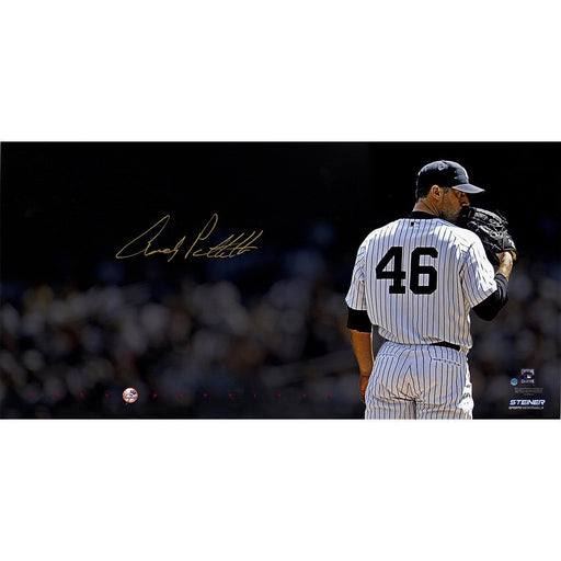 Andy Pettitte Signed 16x32 Sideview Big Sig Photo