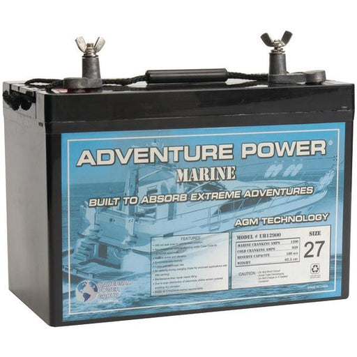 Upg 40602 Ub12900 (group 27), Marine Sealed Lead Acid Battery