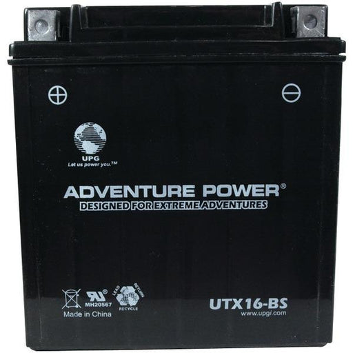 Upg 43028 Utx16-bs, Dry Charge Agm Power Sports Battery