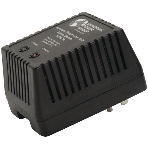 Upg D1761 Sealed Lead Acid Battery Charger (12v Dual-stage With Screw Terminals; 1,000mah)