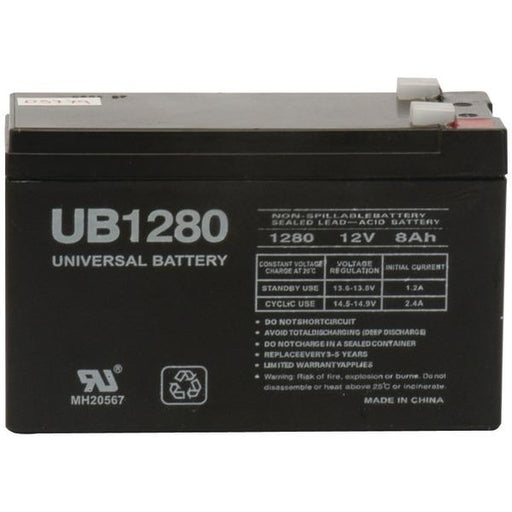 Upg 85989-d5779 Sealed Lead Acid Batteries (12v; 8ah; .250 Tab Terminals; Ub1280f2)