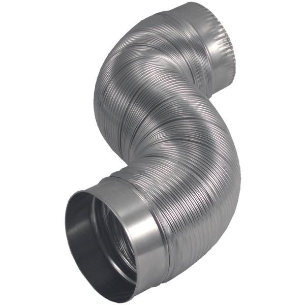 Deflecto Am42 Semirigid Flexible Aluminum Duct (4" Dia X 2ft)