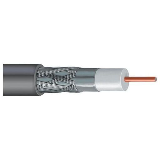 Vextra V66b Gray Dish-approved Single Rg6 Cable, 1,000ft (gray)