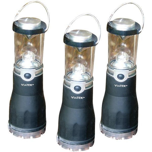 Viatek Dl02-3g Hybrid Mini Crank Lanterns, 3 Pk