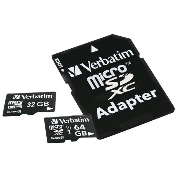 Verbatim 44083 Microsdhc(tm) Card With Adapter (32gb; Class 10)