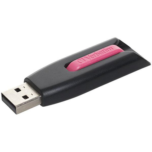 Verbatim 49178 16gb Superspeed Usb 3.0 Store ''n'' Go(r) V3 Usb Drive (hot Pink)