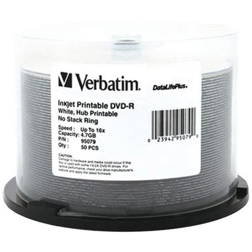 Verbatim 95079 4.7gb Datalifeplus Dvd-rs, 50-ct Spindle