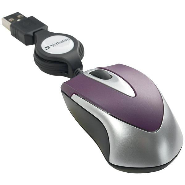 Verbatim 97253 Optical Mini Travel Mouse (purple)