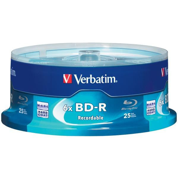 Verbatim 97457 25gb 6x Blu-ray Disc(r) Bd-r (25-ct Spindle)