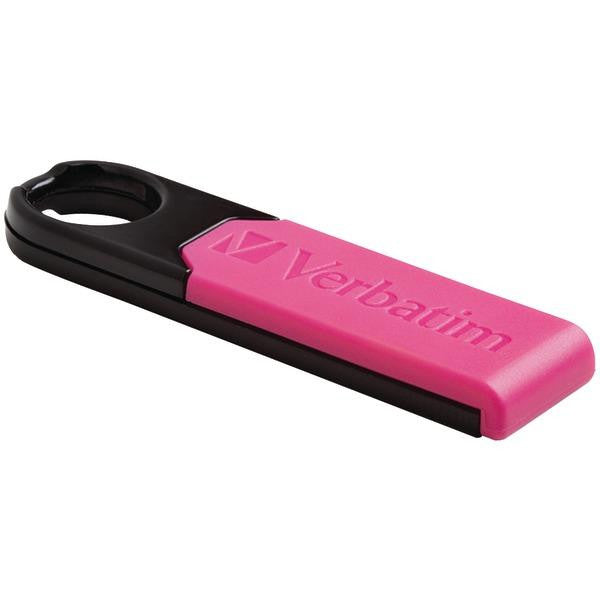 Verbatim 97757 8gb Usb 2.0 Micro Usb Plus Drive (hot Pink)