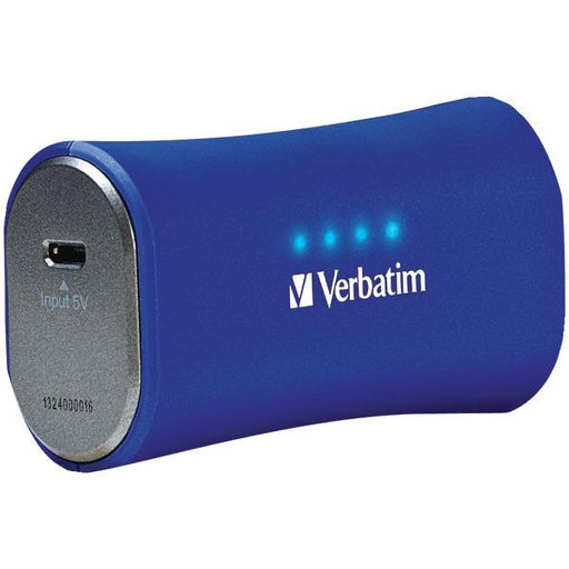 Verbatim 98358 2,200mah Portable Power Pack (cobalt Blue)