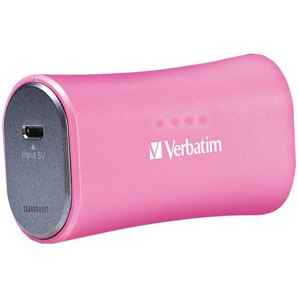 Verbatim 98361 2,200mah Portable Power Pack (pink)