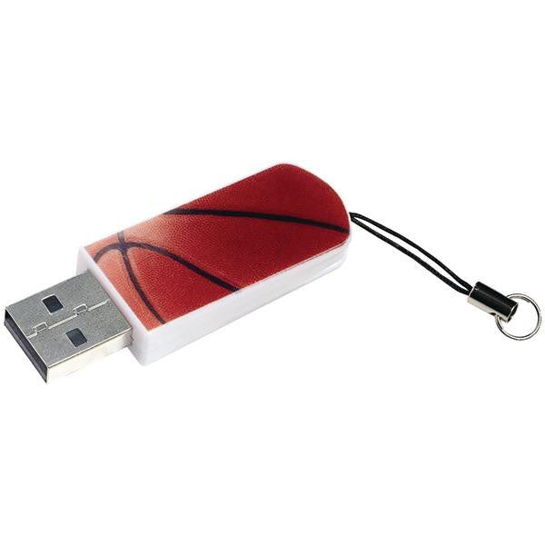 VERBATIM 98507 8GB Mini USB Flash Drive, Sports Edition (Basketball)