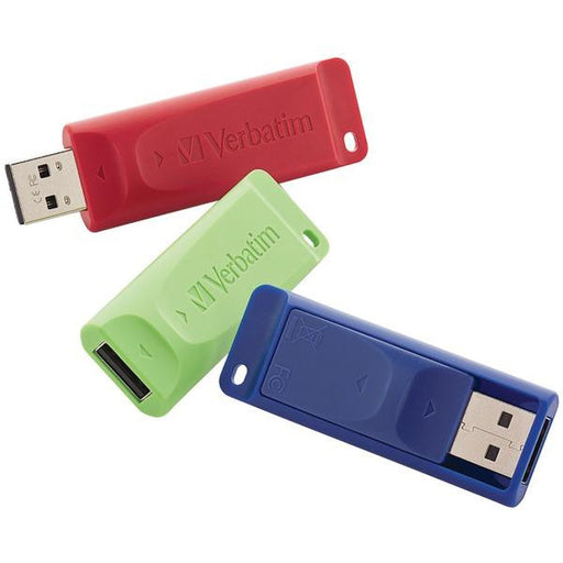 Verbatim 98703 8gb Store ''n'' Go(r) Usb Flash Drive, 3 Pk