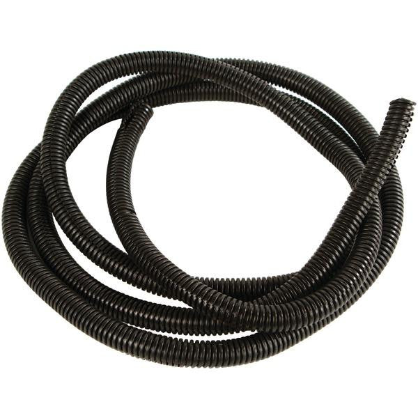 AMERICAN TERMINAL 27100 Black Split-Loom Cable Tubing, 100ft (1")