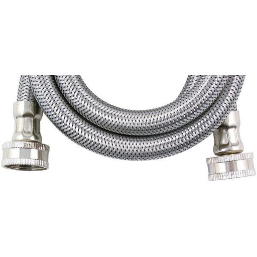 Wms4 Braided Stainless Steel Washing Machine Connector (4-ft, 3-8" Id)