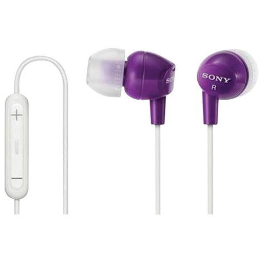 Sony Drex12ip-vlt Ex Earbuds With Microphone (violet)