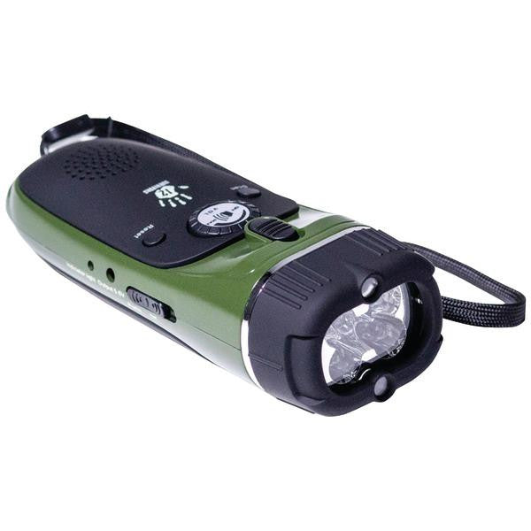 12 Survivors Ts23000 Emergency Hand Crank Radio-flashlight