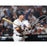 Mike Piazza Signed Swing Close Up White Jersey 8x10 Photo