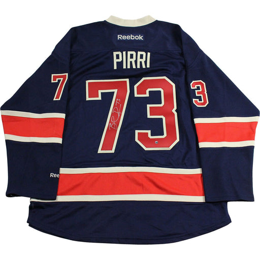 Brandon Pirri Signed New York Rangers Navy Heritage Premier Jersey