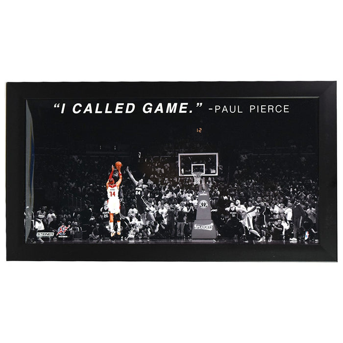 Paul Pierce Game 3 Winner 'I Called Game' Quote 10x20 Photo (472776350)