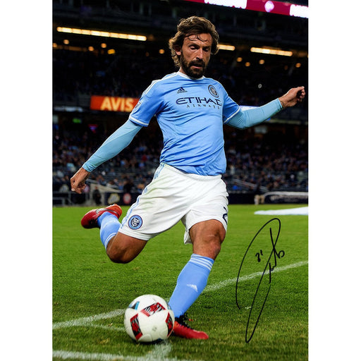 Andrea Pirlo Signed NYCFC 16x12 Photo (Icons Auth)