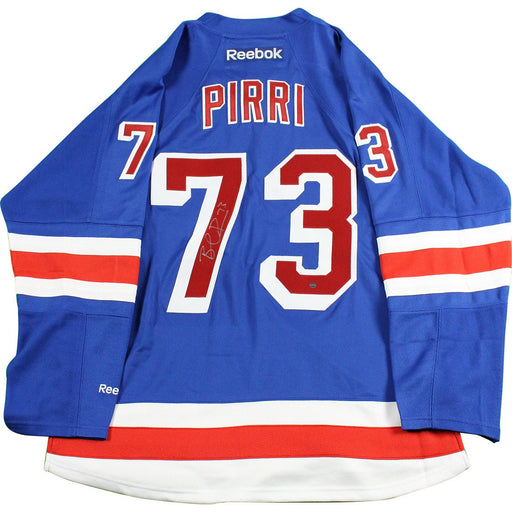 Brandon Pirri Signed New York Rangers Blue Premier Jersey