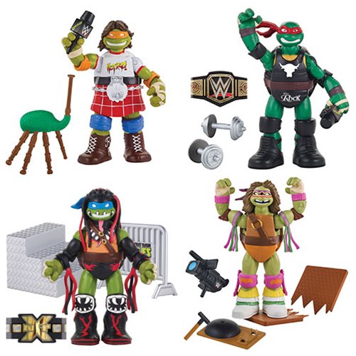 TMNT WWE Ninja Superstars Action Figure Wave 2 Case         