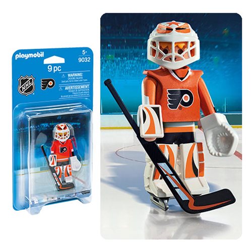 Playmobil 9032 NHL Philadelphia Flyers Goalie Action Figure 