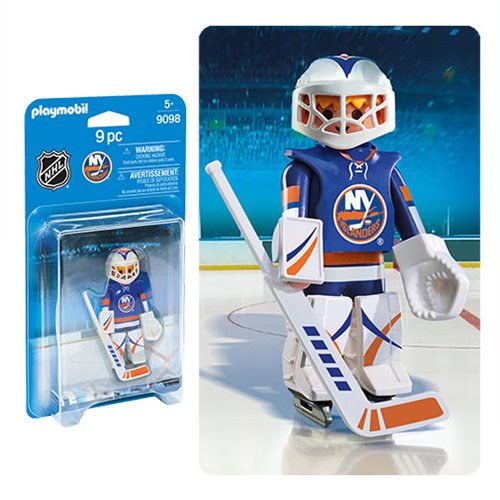 Playmobil 9098 NHL New York Islanders Goalie Action Figure  