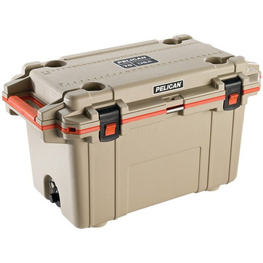 70QT ELITE DLX COOLER TAN