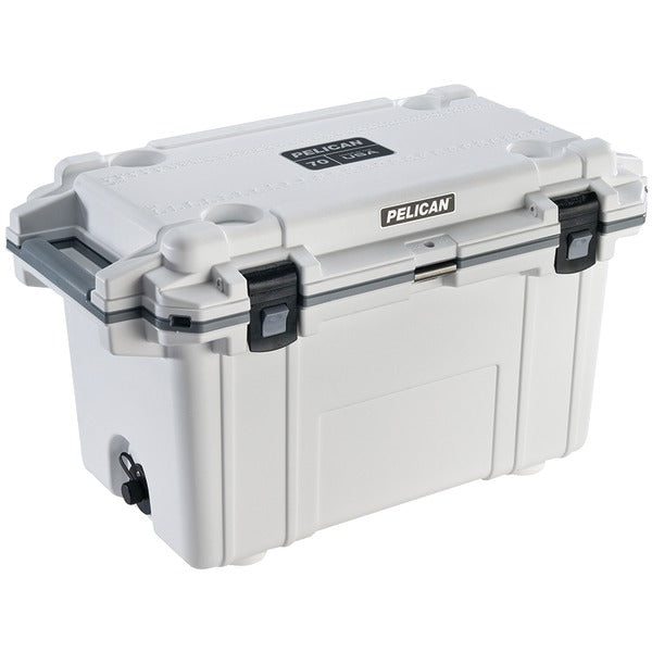 70QT ELITE DLX COOLER WHT