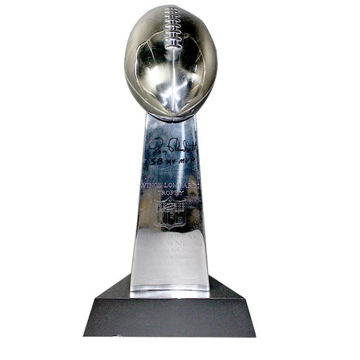 Jim Plunkett Signed Super Bowl XV Replica Lombardi 17"x6" Trophy w/ "SB XV MVP" Insc.