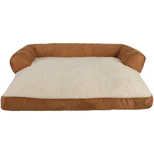 SUEDE LRG COUCH PET BED