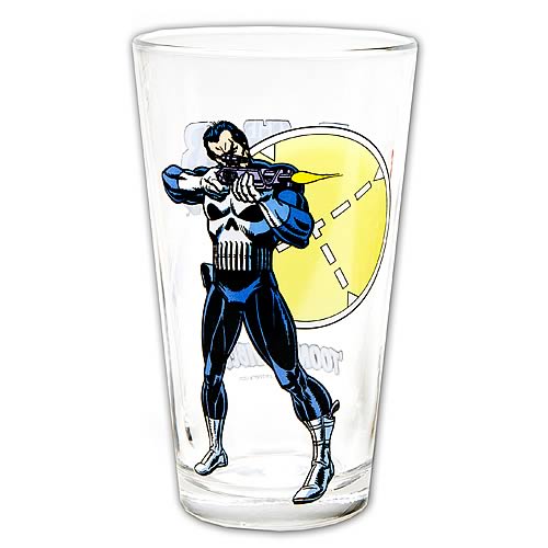 Punisher Toon Tumbler Pint Glass                            