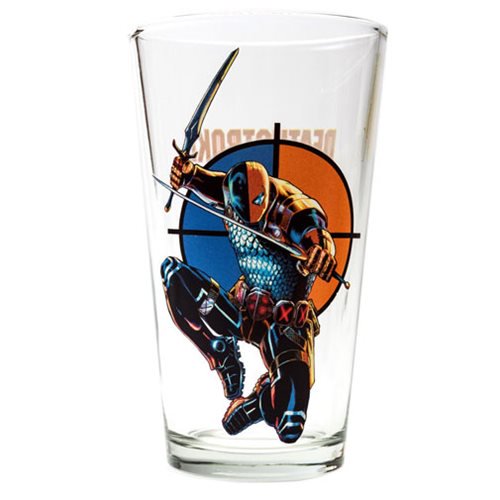 DC Comics Deathstroke Toon Tumbler Pint Glass               