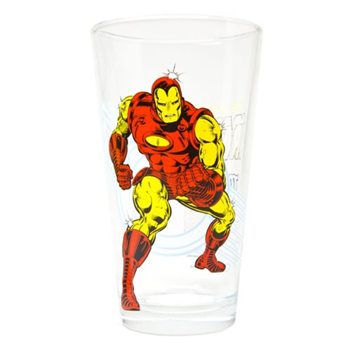 Iron Man Classic Collection Toon Tumbler Pint Glass         