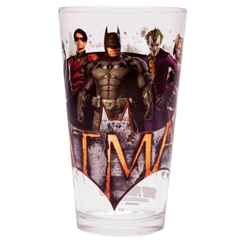 Batman Arkham Asylum Character Toon Tumbler Pint Glass      