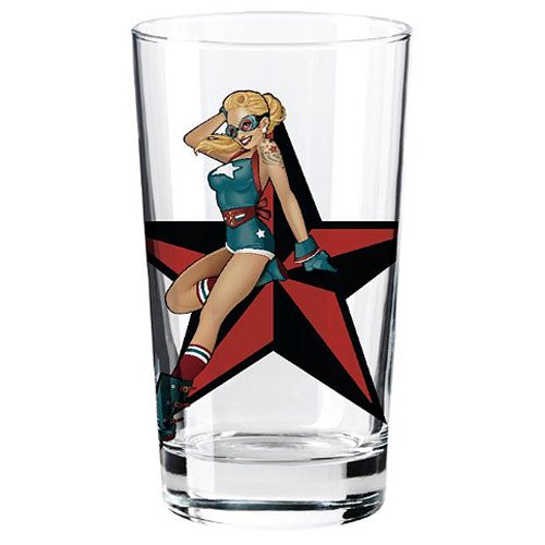 DC Comics Bombshells Stargirl Toon Tumbler Pint Glass       