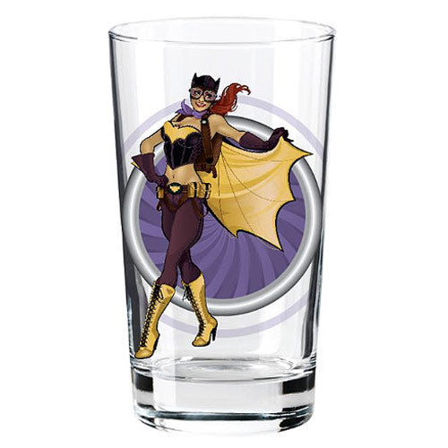 DC Comics Bombshells Batgirl Toon Tumbler Pint Glass        