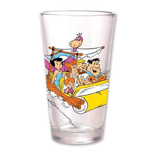 Hanna-Barbera Flintstones Toon Tumbler Pint Glass           