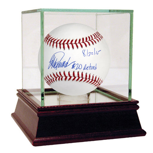 Jorge Posada Signed MLB Baseball w/ "#20 Retired 8/22/15" Insc.