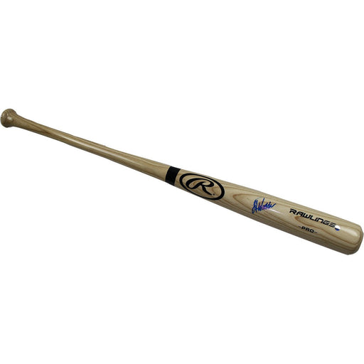 Jorge Posada Signed Rawlings Pro Blonde Full Size Bat 