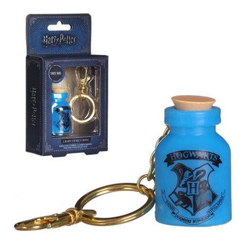 Harry Potter Hogwarts Potion Bottle Light Up Key Chain      