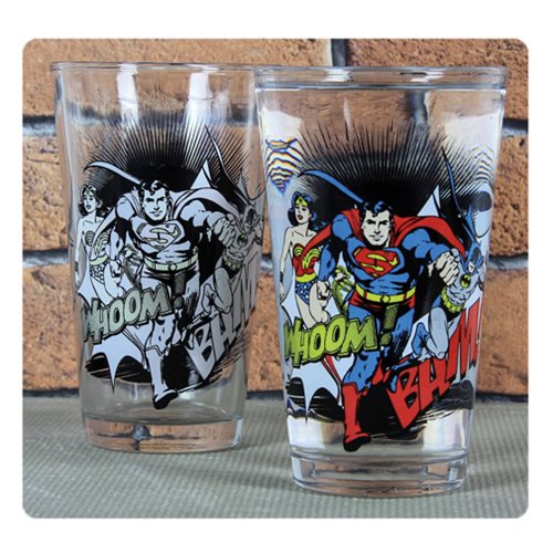 DC Comics Cold-Activated Color-Change Pint Glass            